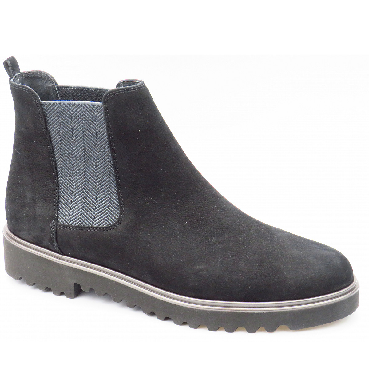 Paul Green Sportnubuk schwarz Damen Chelsea Boot in Schwarz - Bild 1 von 2