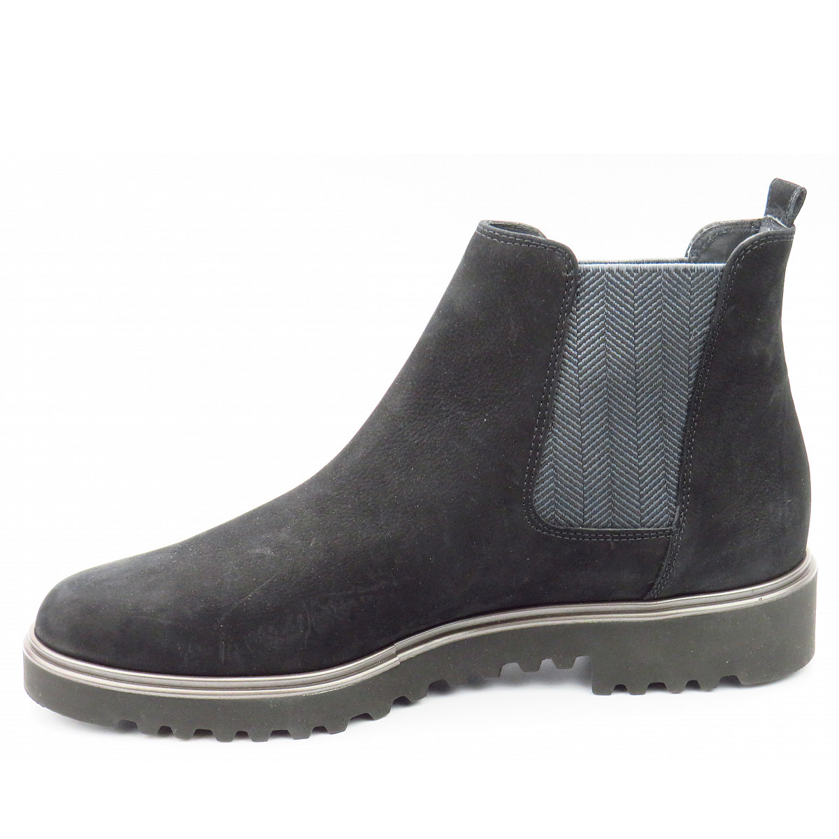 Paul Green Sportnubuk schwarz Damen Chelsea Boot in Schwarz - Bild 2 von 2
