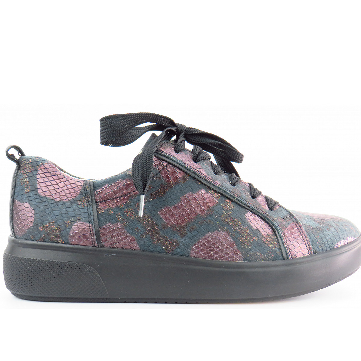 Waldläufer H-Vivien schwarz Damen Sneaker in Schwarz