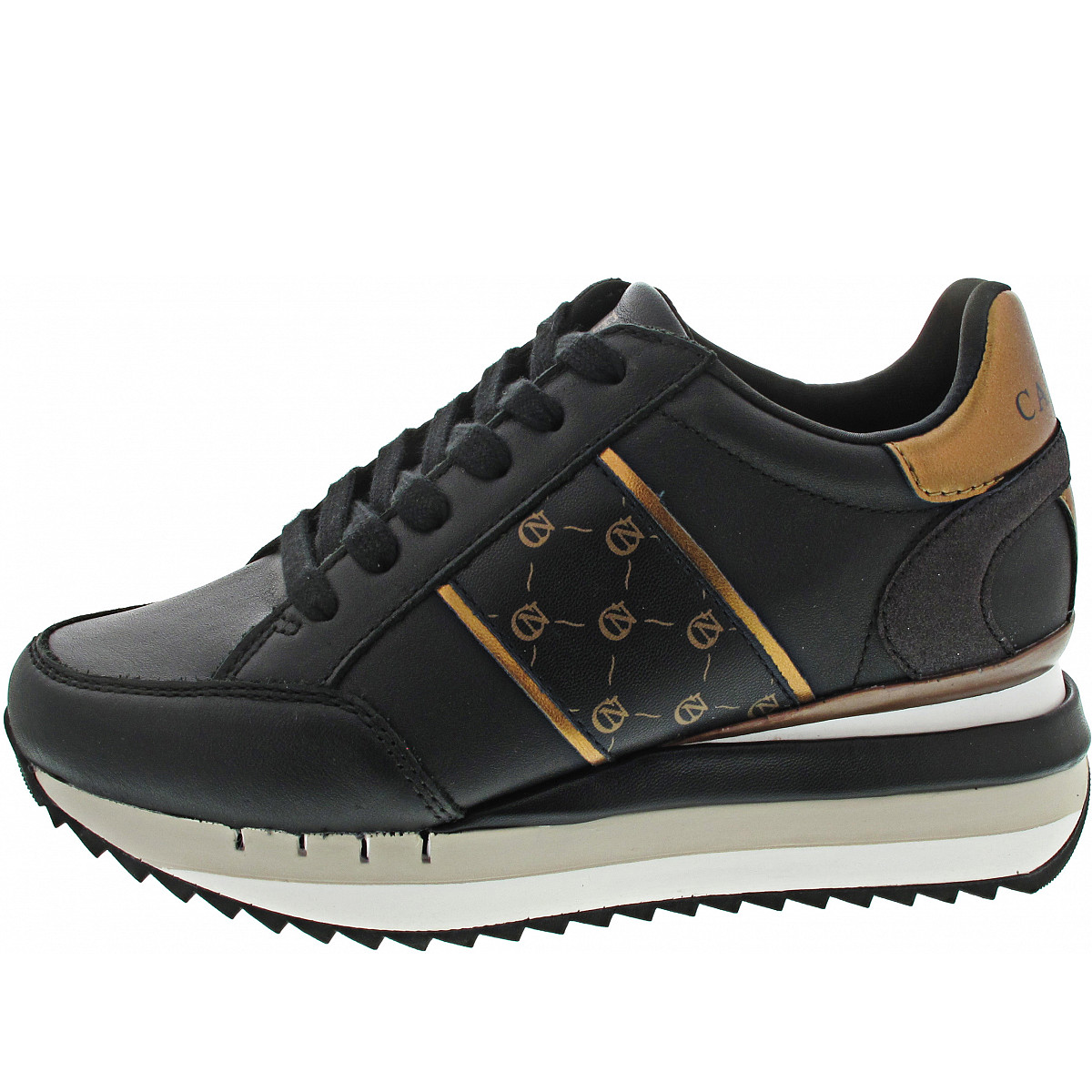 CafeNOIR Damen Sneaker low in Schwarz
