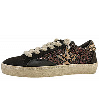 CETTI - INV27 - sportlicher Schnürer - ante glitter moka