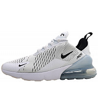 NIKE - Air Max 270 - sportlicher Schnürer - White/Black 100