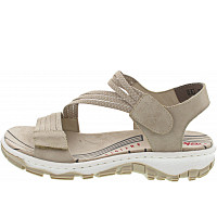 RIEKER - Sandale - ginger/cliff-weiss