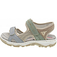 RIEKER - Sandale - bleu/crema/peppermin