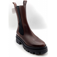 TAMARIS - Stiefel - Chelsea-Boot - 3 COGNAC LEATHER