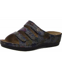 FISCHER MARKENSCHUHE - Pantolette - blau kombi.