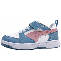 PUMA - Rebound V6 Lo AC+PS - Sneaker low - white/pink-blue