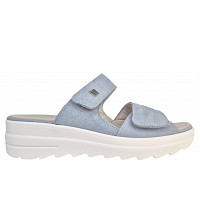 WALDLÄUFER - H-Izzy Calli sky - Pantolette - SKY