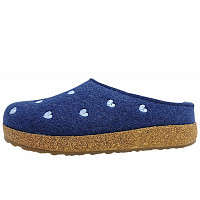 HAFLINGER - Grizzly Cuoricini - Pantolette - jeans 72