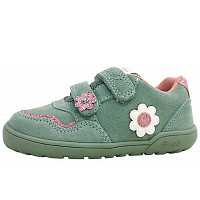 LURCHI - Jola Barefoot - Klettschuh - mint 0259