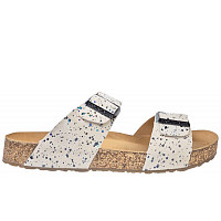 HAFLINGER - Bio Andrea panna speckle - Pantolette - panna speckle