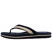 TOMMY HILFIGER - Crochet Summer Sandal - Pantolette - space blue DW6