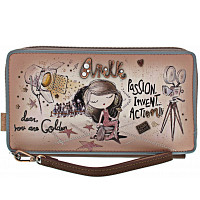 ANEKKE - Hollywood - Geldbeutel - beige/braun/blaugrau