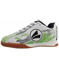JAKO - J-SFG Stepover - Hallenschuh - white/neon green 0003