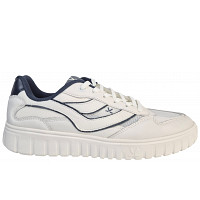LLOYD - TORO WAVE - sportlicher Schnürer - WHITE/PIPING NAVY