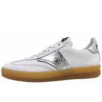 MJUS - sportlicher Schnürer - bianco/argento