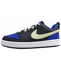 NIKE - Court Borough Low - Sneaker - black-olive/purple 011