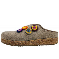 HAFLINGER - Grizzly Kanon - Hausschuh - torf 550