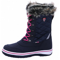 TROLLKIDS - Holmenkollen XT - Winterstiefel - navy magenta