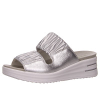 WALDLÄUFER - h-dina - Pantolette - silber, platin