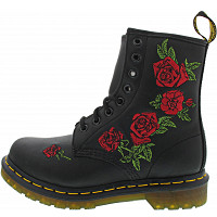 DR. MARTENS - 1460 Smooth - Schnürstiefel - black-floral