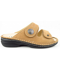 FINN COMFORT - Sansibar Nubuk tan - Pantolette - tan
