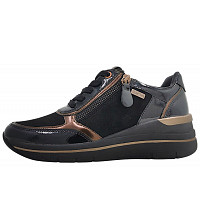 JANA - sportlicher Schnürer - black 001