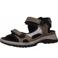 WALDLÄUFER - h-sora - Sandalette - schwarz kombi.