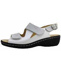 BELVIDA - Sandale - weiss perlato 009