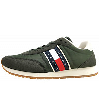TOMMY HILFIGER - TJM Core Classic Runner - sportlicher Schnürer - pewter green MRH