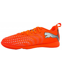PUMA - Future 9 Play IT JR - Fußballschuh Halle - Glowred-White/Black-Silve