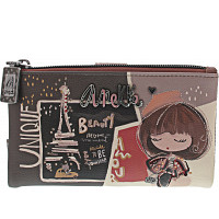 ANEKKE - Mademoiselle - Geldbeutel - braun/beige/rotbraun