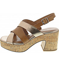 TAMARIS - Sandale - cognac comb
