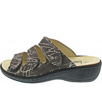 BELVIDA - Pantolette - grau-silber