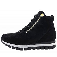 GABOR COMFORT - Flauschfutter - Stiefel - Schwarz (Flausch/Gold)