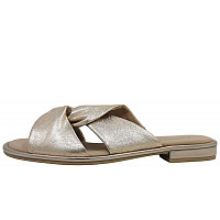 CAPRICE - Pantolette - Platin Metalic 959