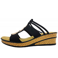 POST XCHANGE - Pantolette - black 2100