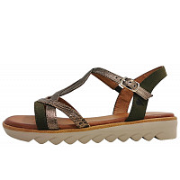 JANA - Sandale - Olive comb. 723