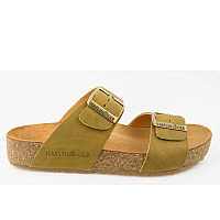 HAFLINGER - Bio Andrea oliv country - Pantolette - oliv