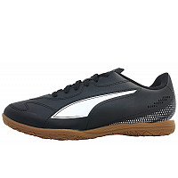 PUMA - Vitoria II IT - Fußballschuh Halle - black/white 01