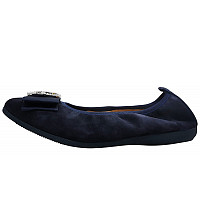 LA BALLERINA - Louisa Argento - Ballerina - blau/blu camoscio C17