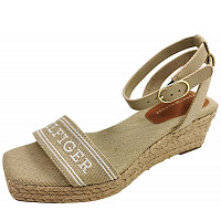 TOMMY HILFIGER - Esparilla - Keilpumps - beige ACC