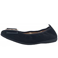 LA BALLERINA - Linda ORO - Ballerina - schwarz/nero camosicio C4