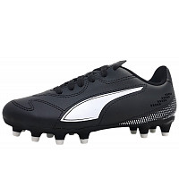 PUMA - Vitoria II FG/AG Jr. - Fußballschuh - Black/white 01