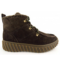 PAUL GREEN - Velour mocca - Boots - Braun