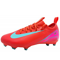 NIKE - JR ZOOM VAPOR 16 ACADEMY - Fußballschuh - Pink/Blau 800