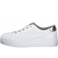 TAMARIS - Sportliche Schnürer - WHITE/SILVER