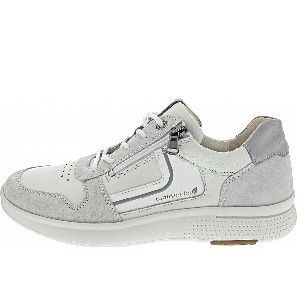 Waldläufer Heiko sportlicher Schnürer latte offwhite