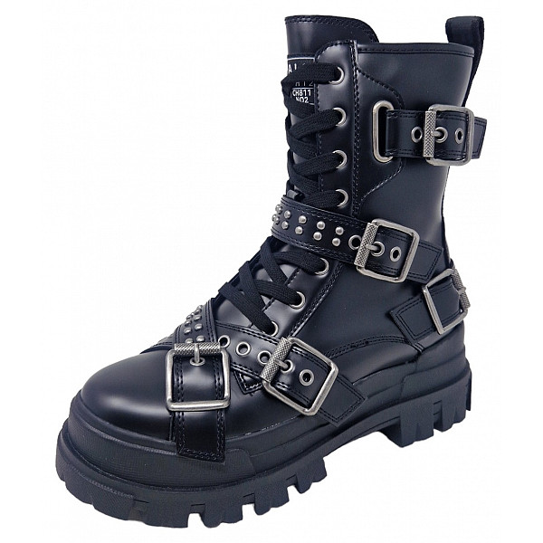 Buffalo Aspha Buckle Stiefelette black