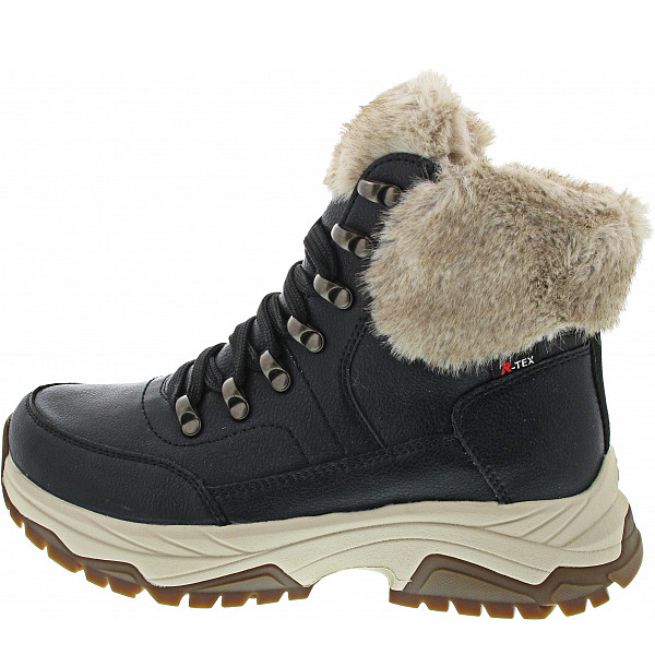 Rieker Schnürstiefelette schwarz/beige/schwar